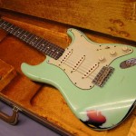 Fender C/S 1960 Stratocaster Relic / Surf Green ON 3TS Multi Layer